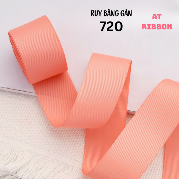 dây ruy băng gân tone đỏ mã 720