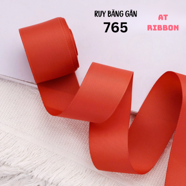 dây ruy băng gân tone đỏ mã 765