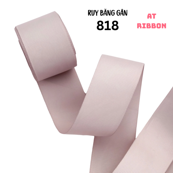 ruy băng gân 2 mặt tone trắng đen